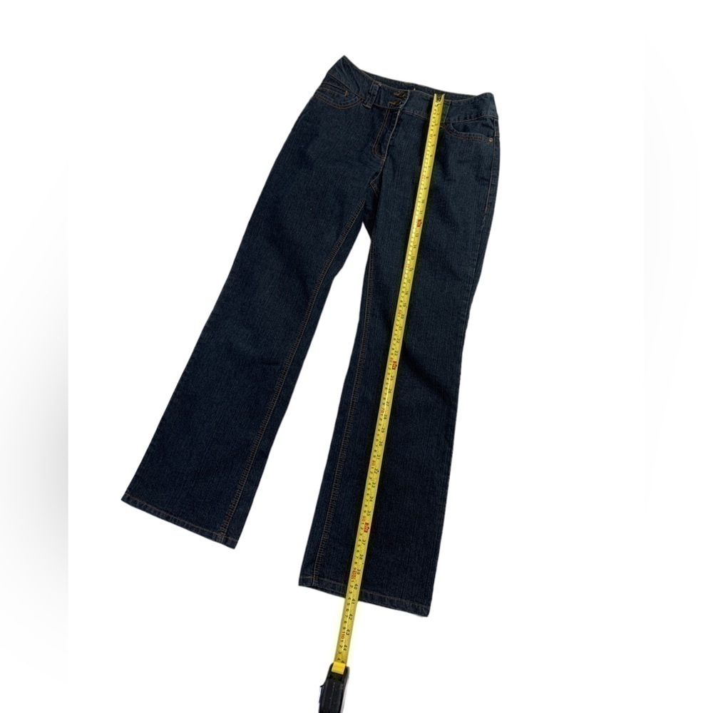 VINTAGE Contrast High Rise Flared Jeans - Picture 10 of 10